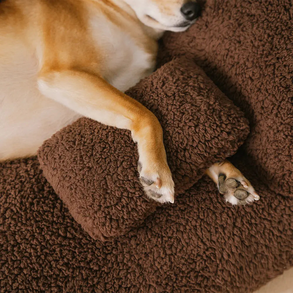 Groot Zacht Pluche Wasbaar Hondenbed Sofa Happy Pets
