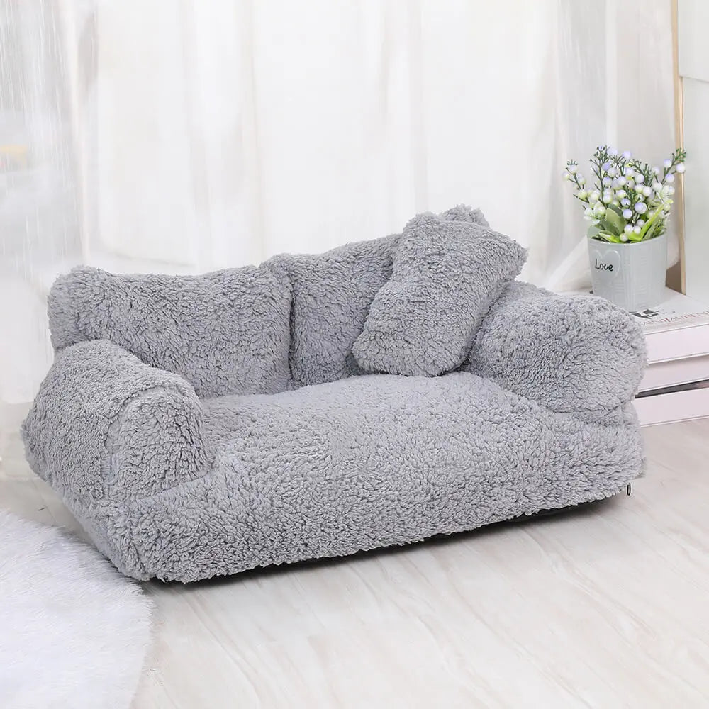 Groot Zacht Pluche Wasbaar Hondenbed Sofa Happy Pets