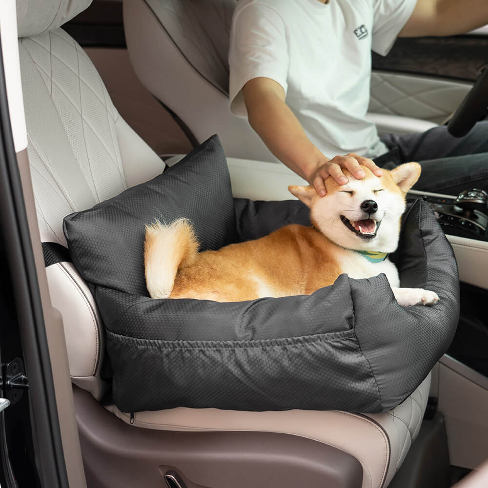 Waterdicht Reisbed met Verhoogde Randen voor Honden in de Auto Happy Pets