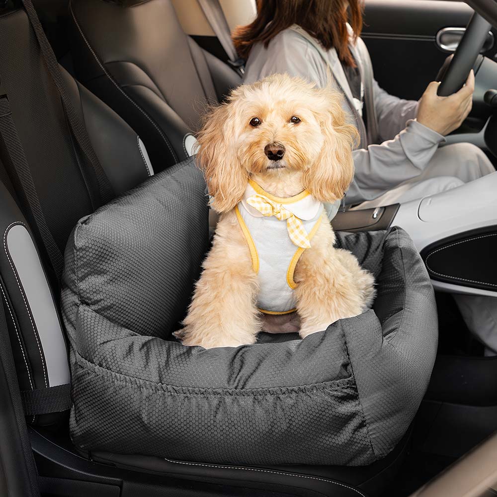 Waterdicht Reisbed met Verhoogde Randen voor Honden in de Auto Happy Pets